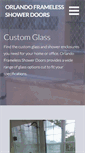 Mobile Screenshot of orlandoframelessshower.com